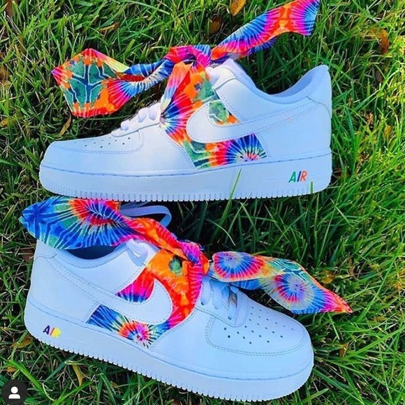 air force 1 with a bandana